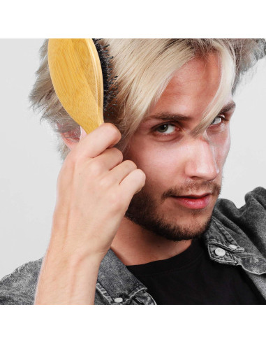 Cepillo de Cerdas de Jabalí BOMEIYI para Todo Tipo de Cabello