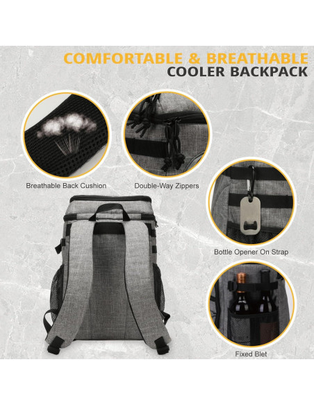 Mochila Táctica ATRIPACK 25L Aislada Impermeable Gris Mochila Táctica ATRIPACK 25L Aislada Impermeable Gris