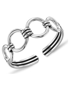 Anillo de Dedo del Pie LeCalla de Plata Esterlina 925 Ajustable