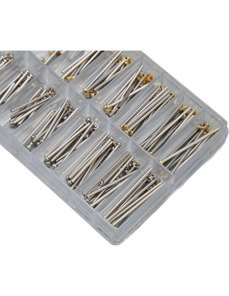 Kit de 200 Tubos de Tornillo para Reloj Yosoo 1.3mm Acero Inoxidable Kit de 200 Tubos de Tornillo para Reloj Yosoo 1.3mm Acero Inoxidable
