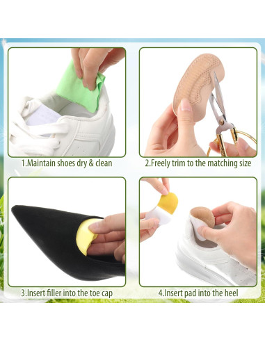 Juego de Almohadillas para Zapatos Velmitten - 8 Piezas