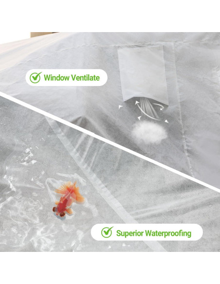 Cubierta de Coche Season Guard Hyvek Impermeable 469,9 cm Cubierta de Coche Season Guard Hyvek Impermeable 469,9 cm