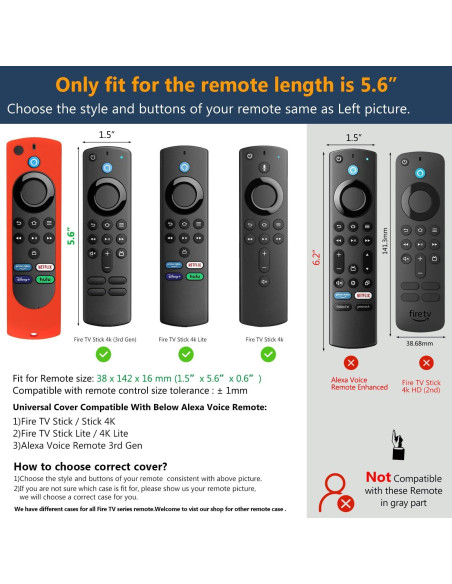 Funda Silicona Pinowu para Control Remoto Fire TV Stick Funda Silicona Pinowu para Control Remoto Fire TV Stick