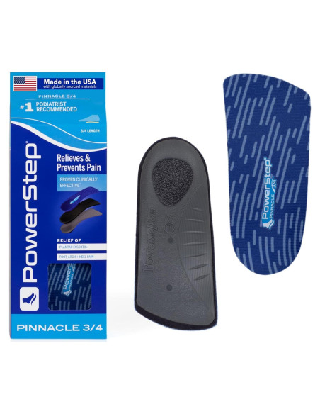 Plantillas ortopédicas PowerStep Pinnacle 3/4 para Alivio de Dolor Plantillas ortopédicas PowerStep Pinnacle 3/4 para Alivio de Dolor