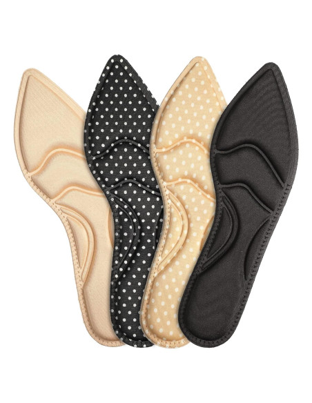 4 Pares Plantillas Transpirables Geyoga 25.5 cm para Mujeres 4 Pares Plantillas Transpirables Geyoga 25.5 cm para Mujeres