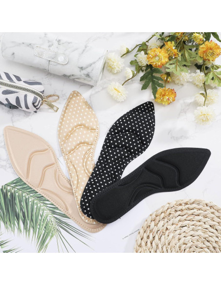 4 Pares Plantillas Transpirables Geyoga 25.5 cm para Mujeres 4 Pares Plantillas Transpirables Geyoga 25.5 cm para Mujeres