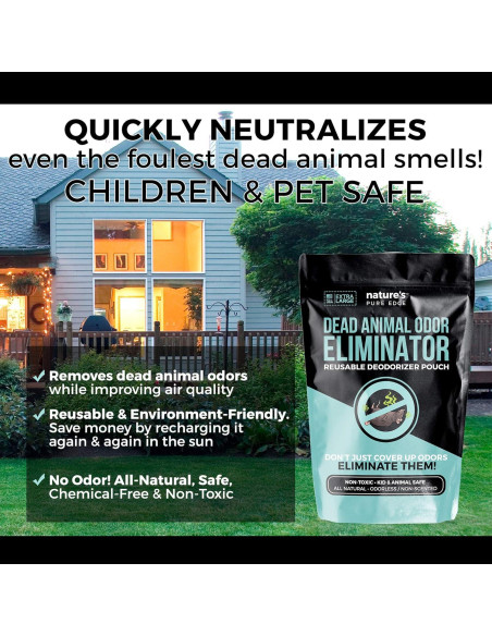 Eliminador de Olores de Animales Muertos Nature's Pure Edge - Extra Grande 34.84 m Eliminador de Olores de Animales Muertos Nature's Pure Edge - Extra Grande 34.84 m