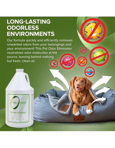 Zero Odor Eliminador de Olores para Mascotas 3.86 kg