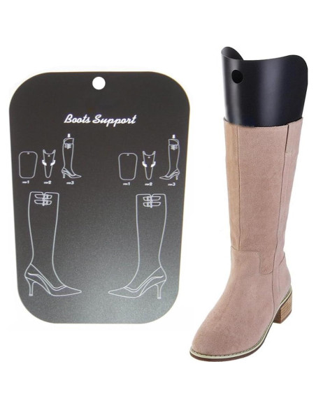 Soporte para Botas de Plástico Negro TOPWEL 40cm 2 Pares Soporte para Botas de Plástico Negro TOPWEL 40cm 2 Pares