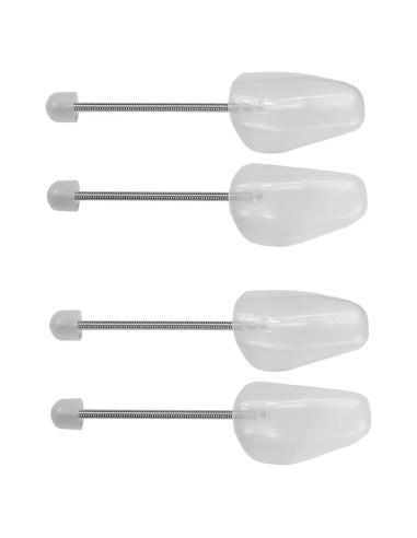 Formadores de Zapatos Plásticos Ajustables 33cm - 2 Pares