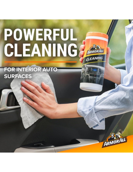 Toallitas de Limpieza Interior Armor All 30 Contenido Toallitas de Limpieza Interior Armor All 30 Contenido