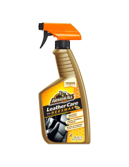 Limpiador de Cuero Armor All 16 Oz con Cera de Abejas Limpiador de Cuero Armor All 16 Oz con Cera de Abejas