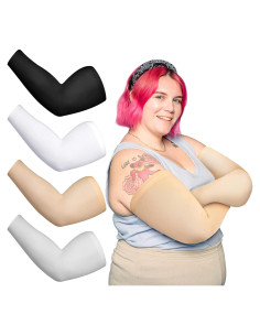 Mangas de Enfriamiento UV Chuarry 4 Pares Talla Grande 5XL