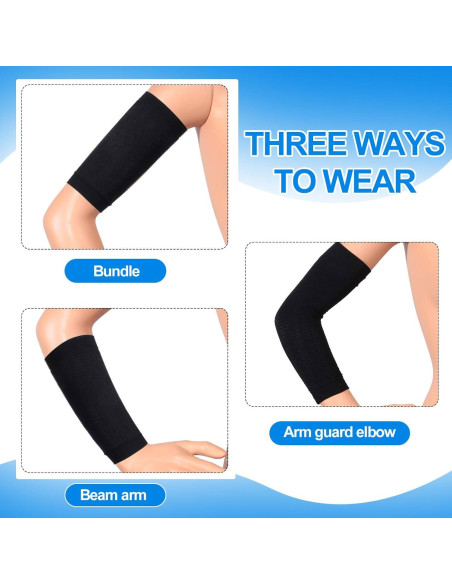Set 8 Pares Mangas de Compresión SATINIOR para Brazo Mujer Set 8 Pares Mangas de Compresión SATINIOR para Brazo Mujer
