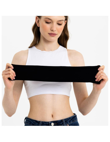 Manga Calentadora Unisex Causa Forcia Negra 45 cm Hecha en Turquía