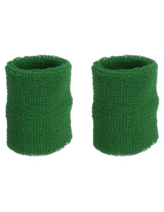 Banda de Muñeca Deportiva PATIKIL Verde Oscuro 10x10 cm 2 Pcs