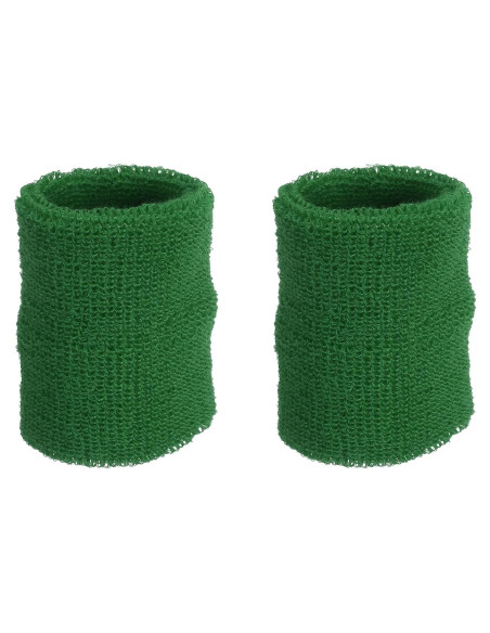 Banda de Muñeca Deportiva PATIKIL Verde Oscuro 10x10 cm 2 Pcs Banda de Muñeca Deportiva PATIKIL Verde Oscuro 10x10 cm 2 Pcs