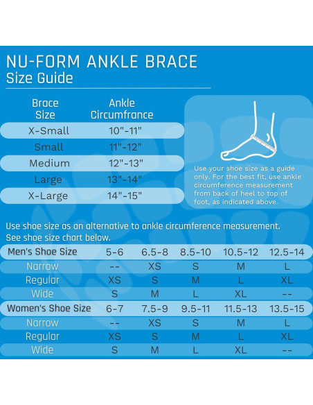 Férula para Tobillo Nu-Form Ovation Medical - Compresión y Soporte Férula para Tobillo Nu-Form Ovation Medical - Compresión y Soporte
