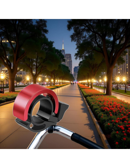 Bocina Invisible Jowxsx para Bicicleta de Montaña Roja Bocina Invisible Jowxsx para Bicicleta de Montaña Roja