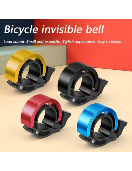 Bocina Invisible Jowxsx para Bicicleta de Montaña Roja Bocina Invisible Jowxsx para Bicicleta de Montaña Roja