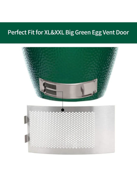 Puerta de Malla Quantfire para Big Green Egg XL/2XL Puerta de Malla Quantfire para Big Green Egg XL/2XL