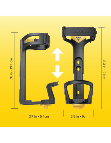 Soporte para Botella Topeak Modula Java Ajustable Negro