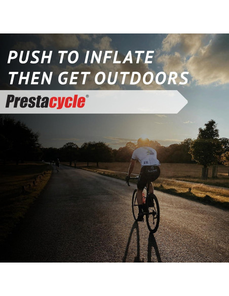 Prestacycle Prestaflator Mini Pro - Inflador de Neumáticos de Bicicleta Prestacycle Prestaflator Mini Pro - Inflador de Neumáticos de Bicicleta