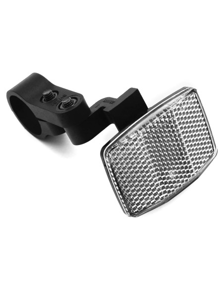 Reflector Frontal de Bicicleta MFC PRO Blanco 7.9x7.6cm Reflector Frontal de Bicicleta MFC PRO Blanco 7.9x7.6cm