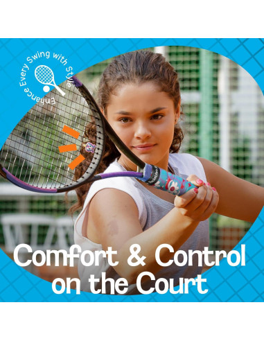 Dampener y Cinta de Overgrip Racket Pets Tigre para Tenis