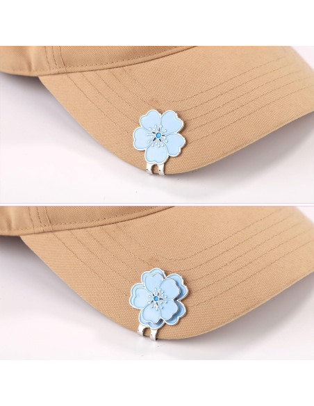 Marcador de Pelota de Golf Magnético Gosknor Azul Clip Gorra Marcador de Pelota de Golf Magnético Gosknor Azul Clip Gorra