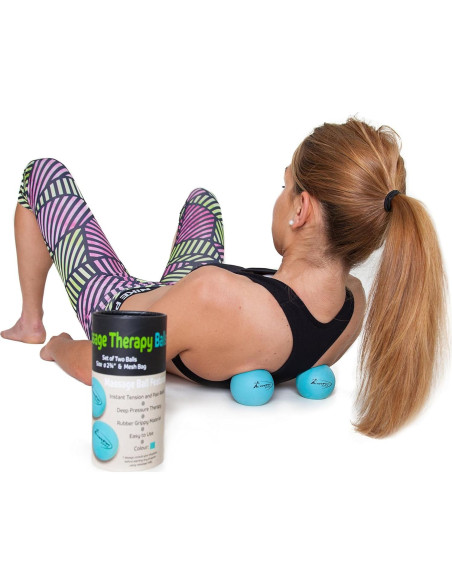 Bolas de Masaje Terapéuticas ActiveProZone - 2 Unidades 6.99cm Bolas de Masaje Terapéuticas ActiveProZone - 2 Unidades 6.99cm