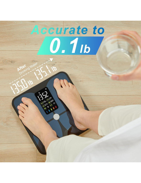 Báscula Digital Lepulse de Grasa Corporal y Peso IMC Bluetooth Báscula Digital Lepulse de Grasa Corporal y Peso IMC Bluetooth
