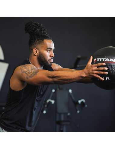 Pelota de Medicina Titan Fitness 9 KG para Entrenamiento