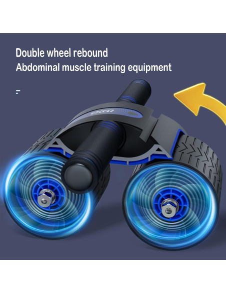 Rueda Abdominal GELETE con Asistencia y Almohadilla - Azul Rueda Abdominal GELETE con Asistencia y Almohadilla - Azul