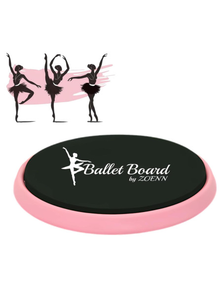 Tablero de Giro de Danza ZOENN Rosa - Mejora Giro y Equilibrio Tablero de Giro de Danza ZOENN Rosa - Mejora Giro y Equilibrio