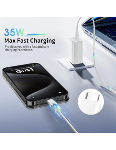 Adaptador TiMOVO Lightning a USB-C 35W Carga Rápida 2