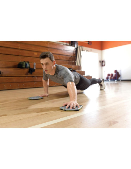 Discos deslizantes de ejercicio SKLZ Slidez para core - Gris Discos deslizantes de ejercicio SKLZ Slidez para core - Gris