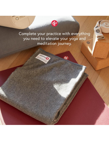 Bloque de Yoga Manduka EVA Reciclada - 2 Piezas Gris Trueno