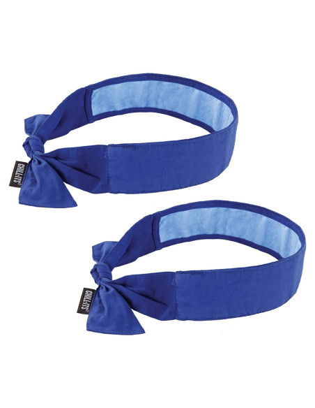 Bandana Refrigerante Ergodyne Chill-Its 6700CT, Azul, Paquete de 2 Bandana Refrigerante Ergodyne Chill-Its 6700CT, Azul, Paquete de 2