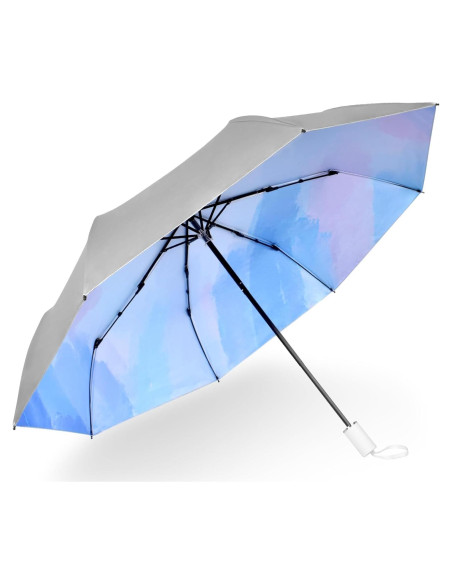 Paraguas Plegable Cuby UV 99% Protección Antiviral Negro Paraguas Plegable Cuby UV 99% Protección Antiviral Negro