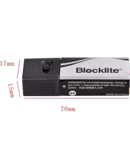 Linterna LED Lixada Mini 7cm 36 Lúmenes Batería 9V Linterna LED Lixada Mini 7cm 36 Lúmenes Batería 9V