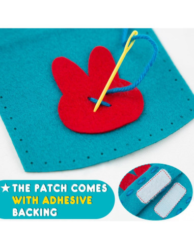 Kit de Costura para Niños IROLEHOME 6 Pcs Fieltro Creativo