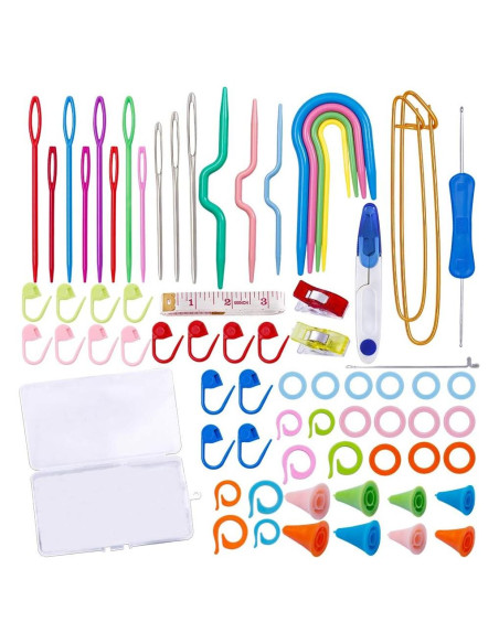 Kit Completo de Tejido JUPEAN 91 Piezas con Accesorios Kit Completo de Tejido JUPEAN 91 Piezas con Accesorios