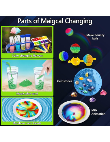 Kit de Ciencia UNGLINGA 300+ Experimentos Educativos S.T.E.M.