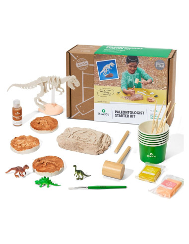 Kit de Excavación de Fósiles de Dinosaurio KiwiCo para Niños 6-9 Años