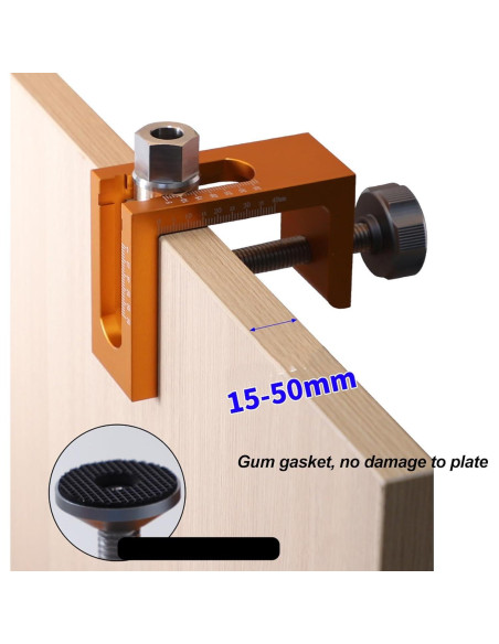 Kit de Plantilla de Perforación Dowel 10mm Hyuduo para Carpintería Kit de Plantilla de Perforación Dowel 10mm Hyuduo para Carpintería