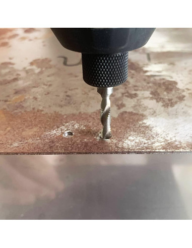 Juego de Brocas y Machos de Rosca AUTOTOOLHOME 6 Piezas HSS