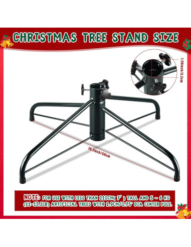 Soporte para Árbol de Navidad Yunsailing 50 cm Plegable