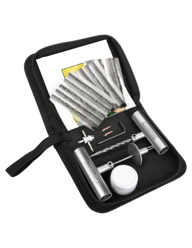Kit de Reparación de Llantas BETOOLL 24 Pcs Universal para Coches y Motos