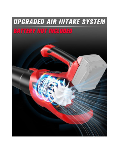 Soplador de Hojas HEINPRO Inalámbrico 500CFM 241km/h